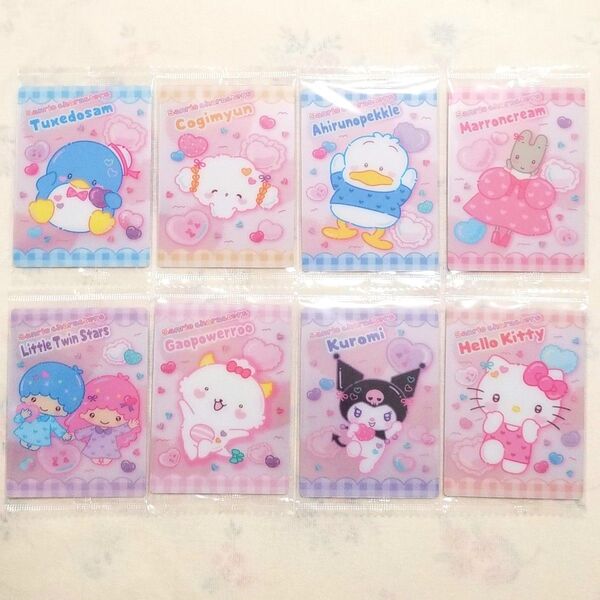 サンリオ ウエハース カード キティ クロミ がおぱわるぅ キキララ マロンクリーム ペックル こぎみゅん タキシードサム