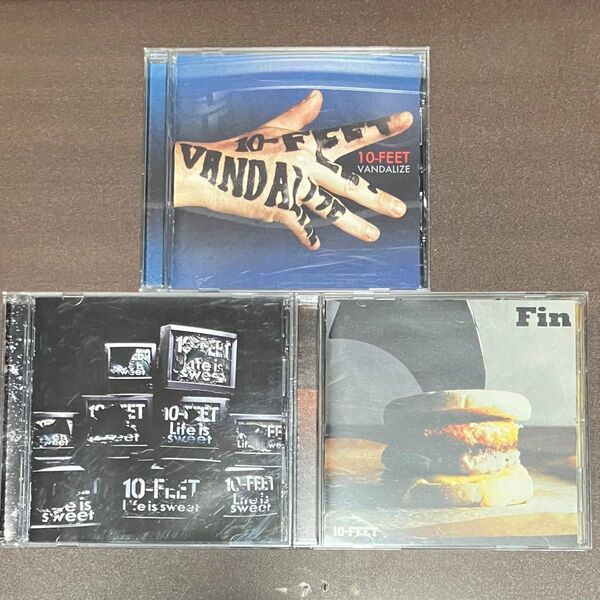 10-FEET アルバム CD 3枚 セット VANDALIZE Life is sweet Fin
