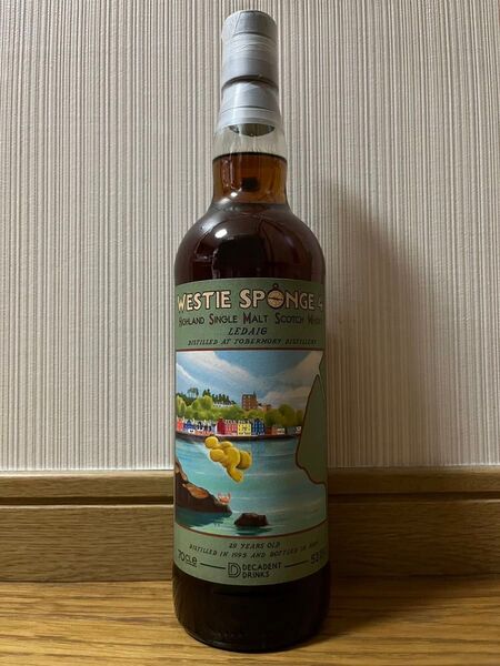 レダイグ 1995-2024 29年・ウェスティ スポンジ(ウイスキースポンジ)・LEDAIG 29y・Whisky Sponge