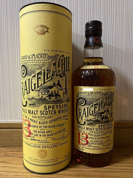 【終売品】クライゲラキ 13年・CRAIGELLACHIE 13yo・クライゲラヒ 13年・46%・700ml
