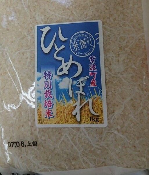 岩手県産 特別栽培米 ひとめぼれ 1㎏×3袋 計3㎏ 精米 ブランド米 純情産地 安全・安心 減農薬