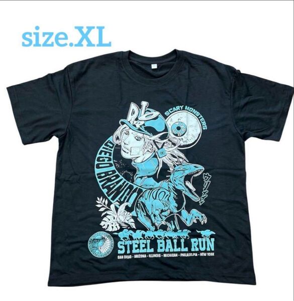 ジョジョ jojo tee SBR Tシャツ ディオブランドー tee 岸辺露伴 荒木飛呂彦 スティール・ボール・ラン dio