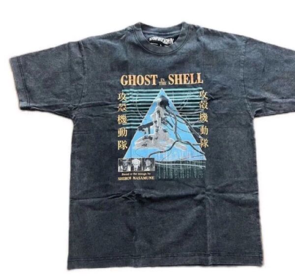 攻殻機動隊 sac 士郎正宗 草薙素子 ゴーストインザシェル Tシャツ tee タチコマ 笑い男 アップルシード