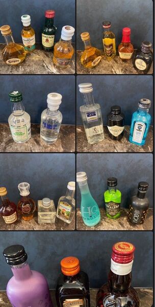 お酒 古酒 ウイスキー ブランデー リキュール ミニボトル セット ボトル mini 酒