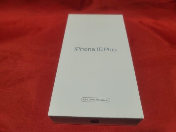 【新品未開封 SIMフリー】 iPhone 15 Plus 128GB ブラック バッテリー100% RFB品