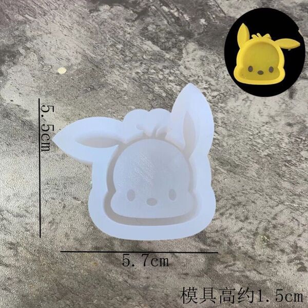 シリコンモールド キャラクター シェイカー ハンドメイド レジンパーツ