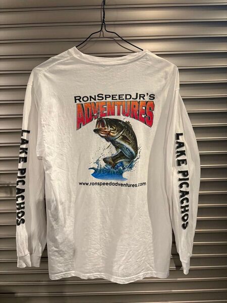 Ron Speed Jr's Adventures ロンT バス BASS ブラックバス 魚 古着 ヴィンテージ 90s
