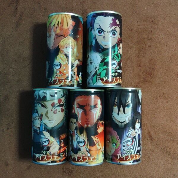 ダイドー 缶コーヒー アイスラテ 5本 鬼滅の刃 鬼滅缶 KIMETSU DEMON SLAYER