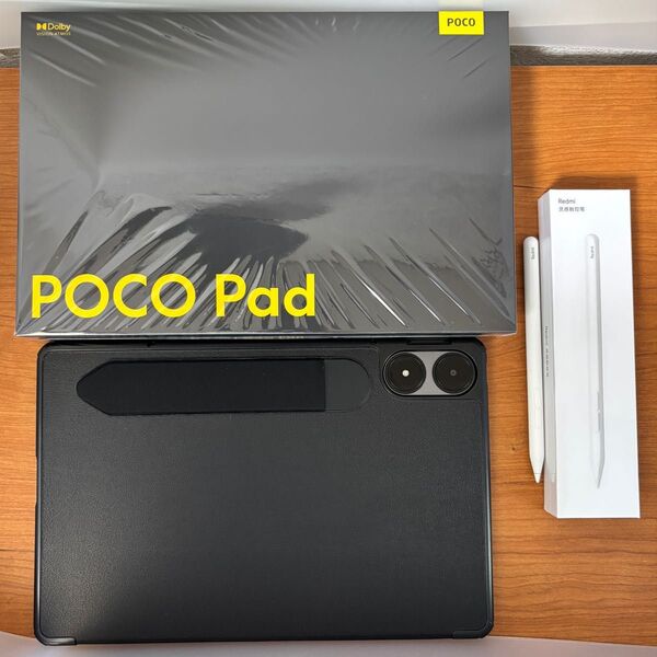 xiaomi POCO Pad グレー 8GB RAM 256GB ROM 専用ペン付属 ケース 液晶保護マットフィルム施工済み