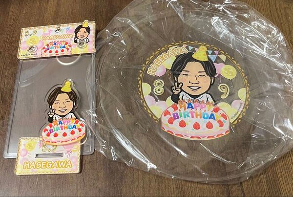 若鷹ガチャ birthday アクスタ カードケース プレート 長谷川威展 コンプリートセット 福岡ソフトバンクホークス ホークス