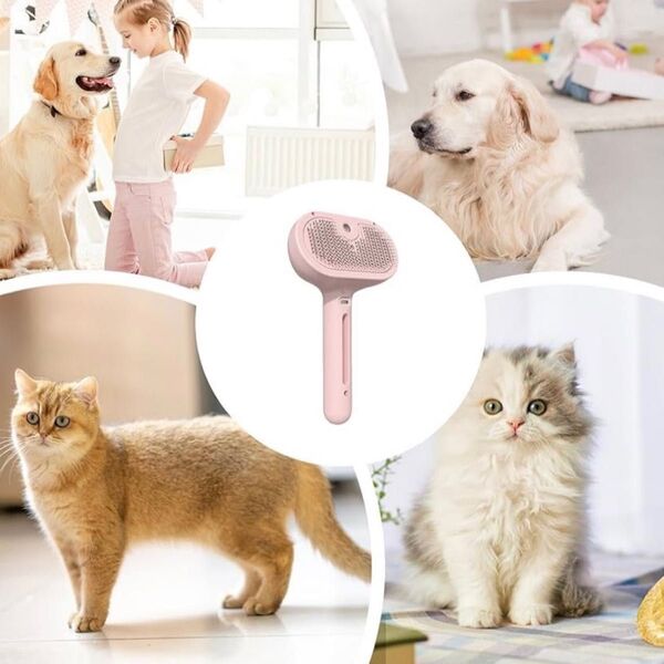 値下げ可能 ペット用ブラシ 猫ブラシ 抜け毛取り ブラッシングブラシ 犬用ブラシ 白
