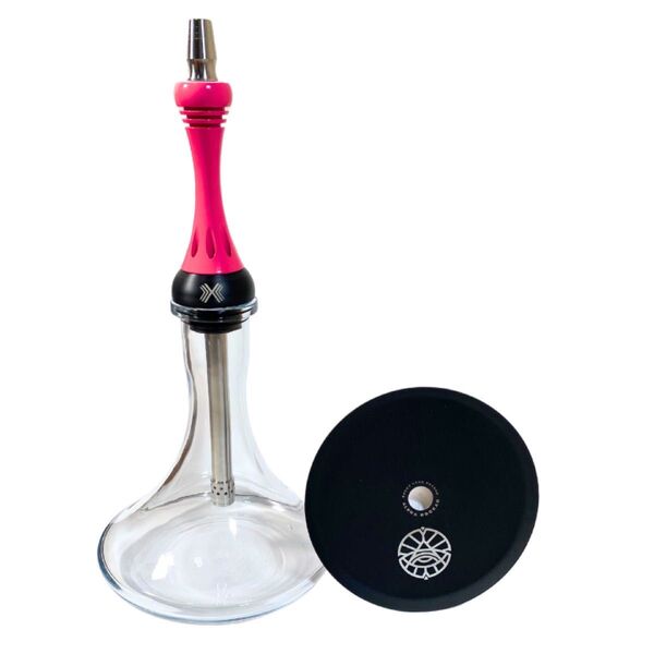 【新品未使用】Alpha Hookah model X PINK ピンク ボトル付き シーシャ本体 パイプ アルファフーカー