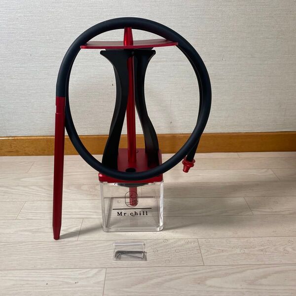 【非売品】中古 シーシャバックスタイプ レッド パイプ シーシャ本体 赤 ロゴ