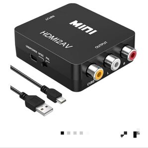 HDMI to RCAコンバーター HDMI to AV変換用HDMI to RCA変換1080pテレビ、pc xbox…