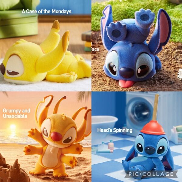 限定値下げ中♪ポップマート スティッチ 4つセット♪リトルエモーション Stitch Little Emotions