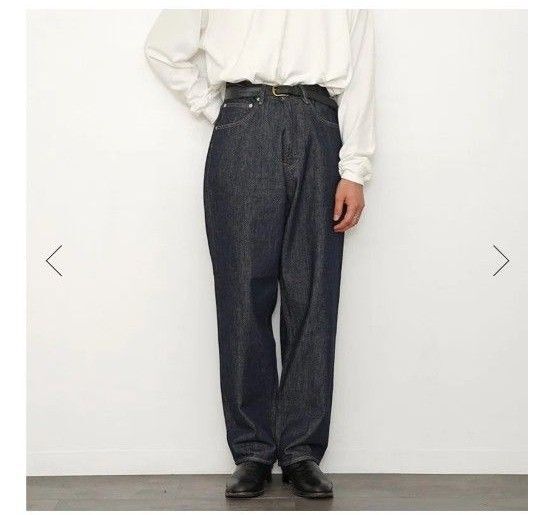 【新品未使用】2025 S/S AURALEE HARD TWIST DENIM WIDE PANTS サイズ28