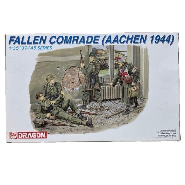 DRAGON 6119 未組立 ドラゴン プラモデル WW.II ドイツ軍 衛生兵&負傷兵 傷ついた戦友たち アーヘン 1944