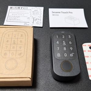 【美品】SESAME タッチ Pro セサミタッチプロ 電池 マグネット付き キャンディハウス スマートロック