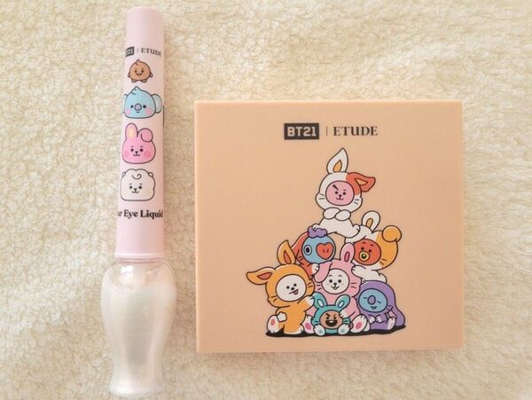 BT21 ETUDE HOUSE アイシャドウパレット 涙袋ライナー 2個セット