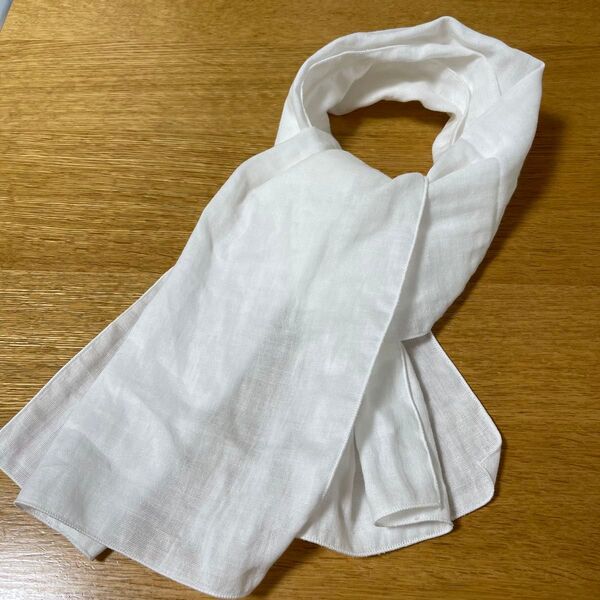 t011 ダブルガーゼ手ぬぐい ミニストール 白無地 白布
