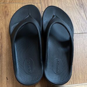 OOFOS OOahh Sport Flex リカバリーサンダル ブラック 26センチ