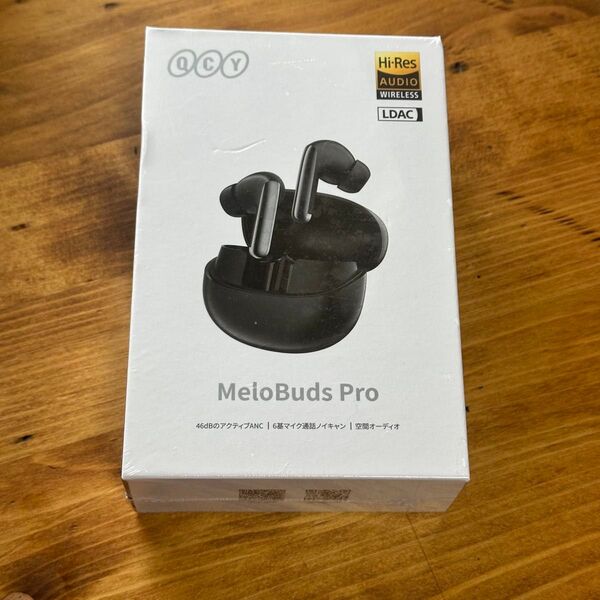 QCY MeloBuds Pro 【新品未開封】 イヤホン 黒 ブラック ワイヤレスイヤホン