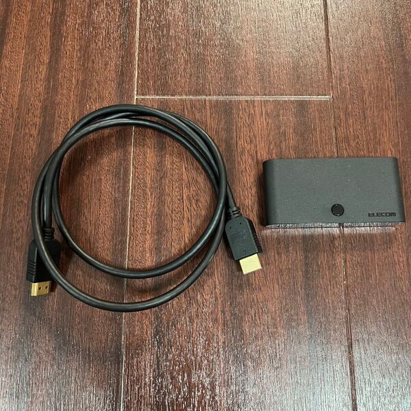 ELECOM / エレコム HDMIセレクター 3ポート/分配器 DH-SW31BK/E HDMIケーブル付き