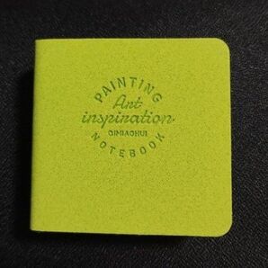 新品 ライム色 ミニ厚手スケッチブック 48Sheet 50mm x 50mm 2冊