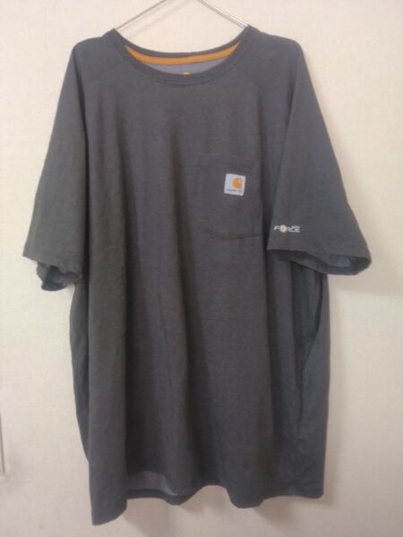 carhartt ポケットTシャツ 2XL 黒 真夏のポリコットン north face patagonia colombia