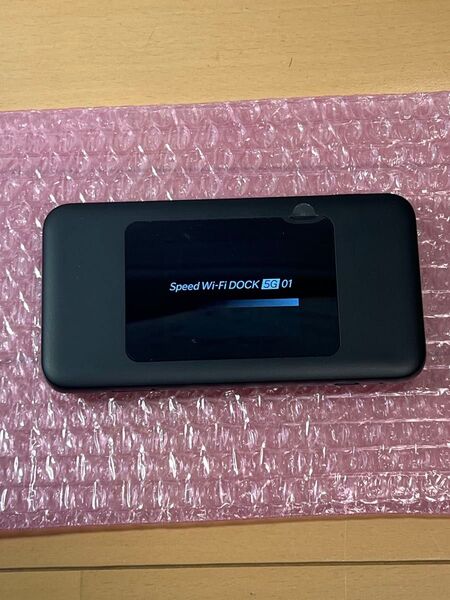 美品 Speed Wi-Fi モバイルルーター CPSpeed DOCK 5G 01 CPS01 AU/UQ