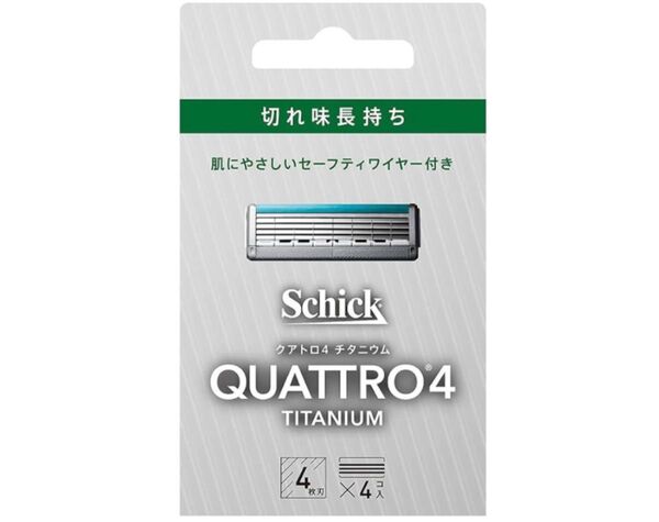 Schick Quattro4 Titanium 替え刃 4枚刃