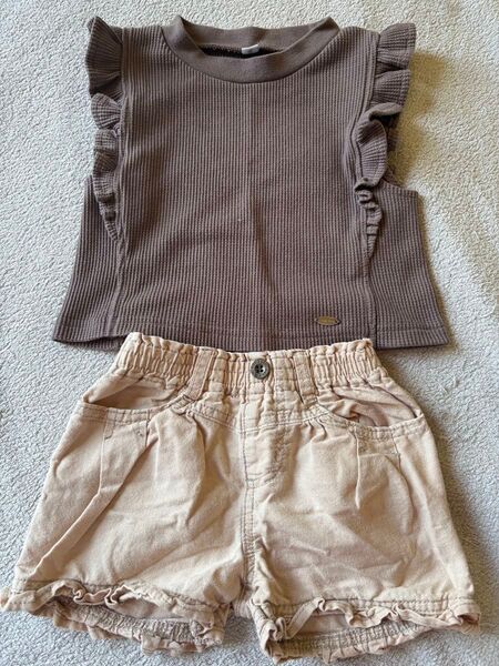 キッズ 半袖Tシャツ 90ショートパンツ95