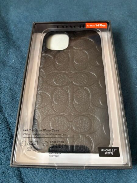 iPhone14plus専用coach コーチ携帯ケース 新品!