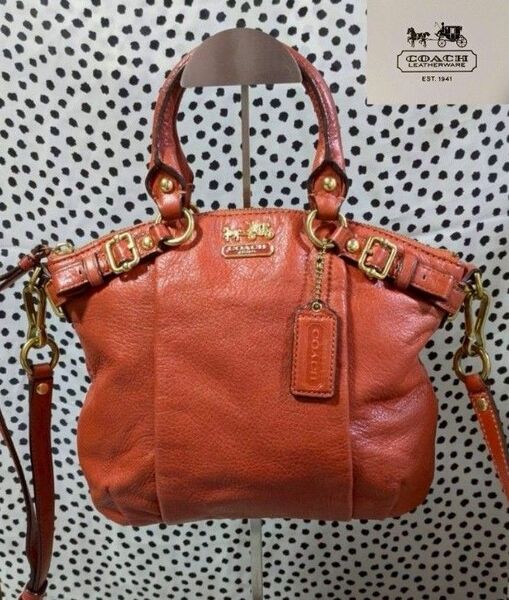 【COACH】コーチ オールレザー 2way ショルダーバッグ ハンドバッグ