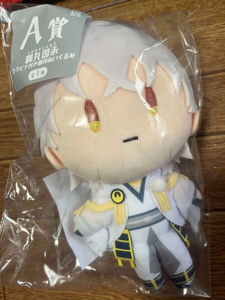 みんなのくじ 刀剣乱舞ONLINE 御伴散歩 ~御伴くじ~ A賞 鶴丸国永 カラビナ付き御伴ぬいぐるみ 新品未開封