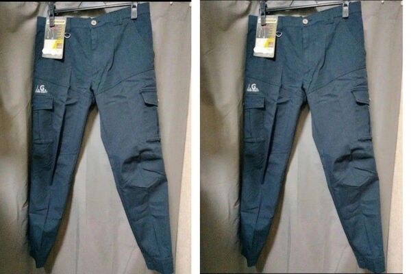 2枚セット 新品未使用 ネイビー 紺 作業ズボン ワークパンツ 作業着下 M
