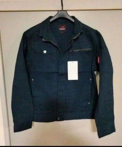 作業着 上ネイビー 紺 Lサイズ ジャケット 上 作業服 新品