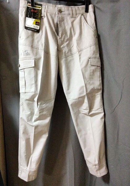 作業ズボン ワークパンツ 作業着下 LL シルバー グレー 新品