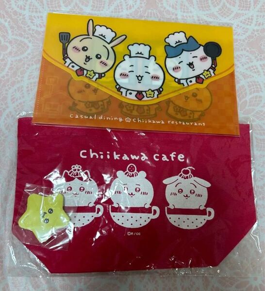 ちいかわ カフェ トートバッグ ランチトート ミニトート ハチワレ うさぎ レストラン ファイル