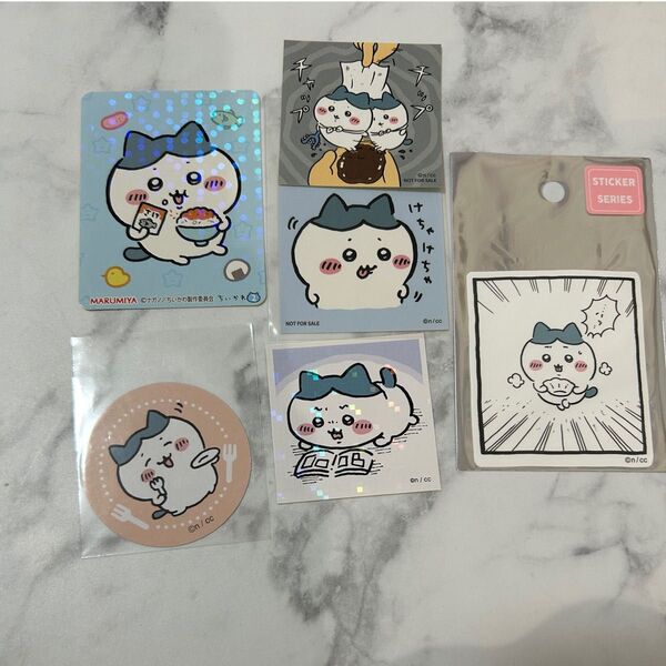 ちいかわ シール ステッカー ハチワレ ノベルティ ちいかわらんど 丸美屋