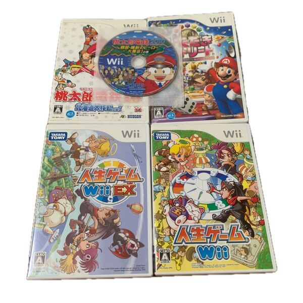 Wii ソフト いただきストリート 桃鉄 人生ゲーム 桃太郎電鉄人生ゲームWiiEX 北海道大移動 Nintendo