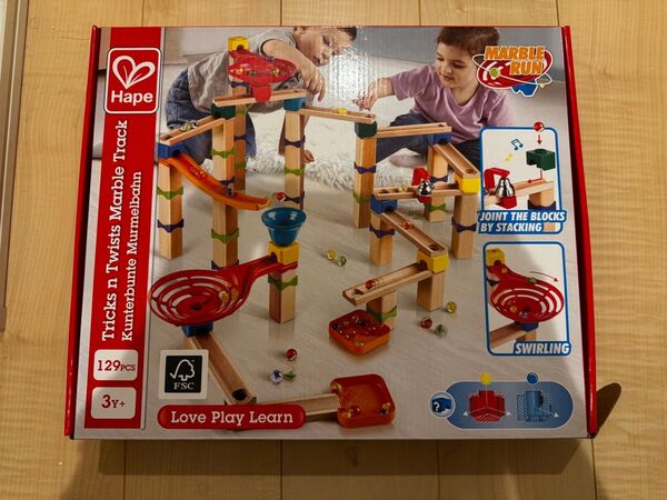 Hape ボール転がし おもちゃ ころころくみかえスライダー スロープトイ