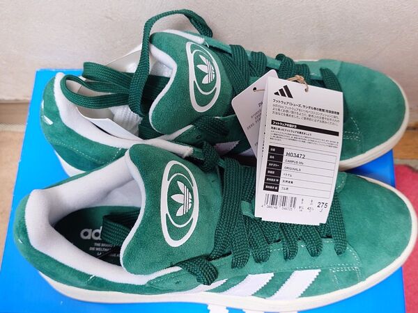 新品未使用/adidas CAMPUS 00s / アディダス キャンパス 00s / H03472 / 緑 グリーン