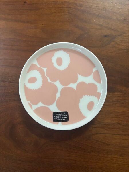 マリメッコmarimekko Unikko プレート 13.5cm ピンク 新品