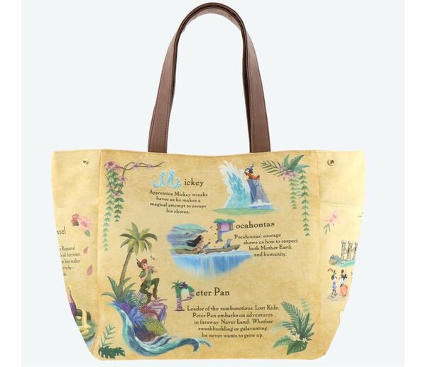 ファンタジースプリングス トートバッグ ディズニー 新品 アナ雪 ラプンツェル