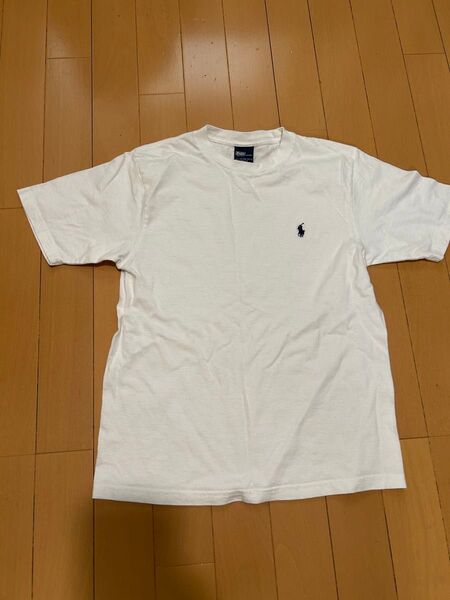 POLO RALPH LAUREN ポロラルフローレン 白TシャツキッズSサイズ8-10才