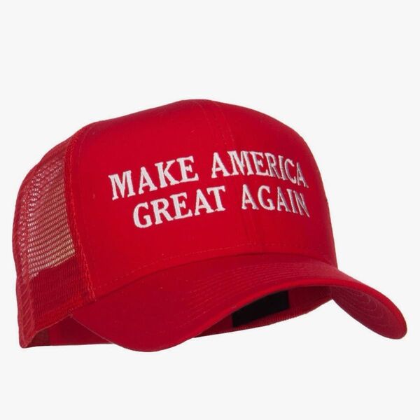 キャップ 帽子 CAP 野球帽 ドナルドトランプ アメリカ フリーサイズ サイズ調整可能 レッド 赤 涼しい