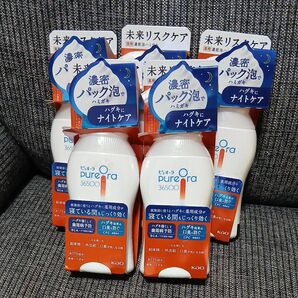 ピュオーラ 36500 濃密パック泡 ナイトケア 5個セット 液体ハミガキ