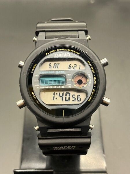 CASIO デジタル腕時計 防水 アラーム クロノグラフ ビンテージ 電池交換済 カシオ Gショック ジーショック 腕時計