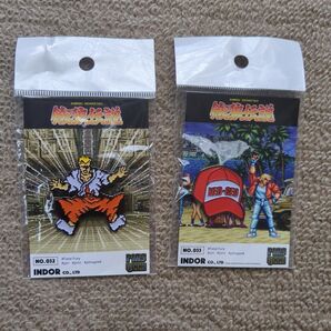餓狼伝説 ピンズ 落下ギース NEO GEO CAP PINS GEEK テリー・ボガード ギース・ハワード